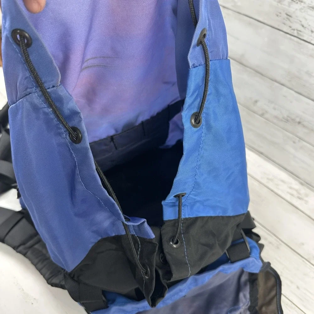 Vintage Lowe Alpine Systems Cloud Walker II Hiking Backpack Blue/Black‎